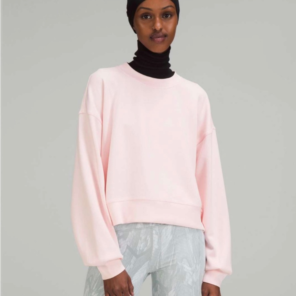 NWT perfectly oversized cropped crew